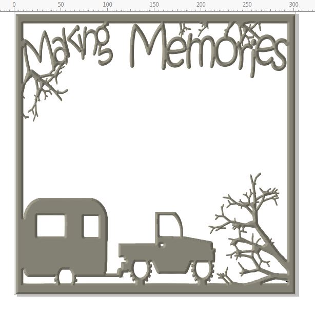 Making memories  12 X 12 LEAVE AS IT IS OR CUT IT UP